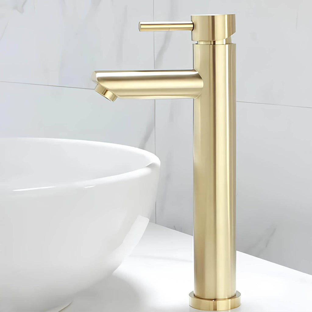 Robinet vasque doré contemporain  Le Mitigeur