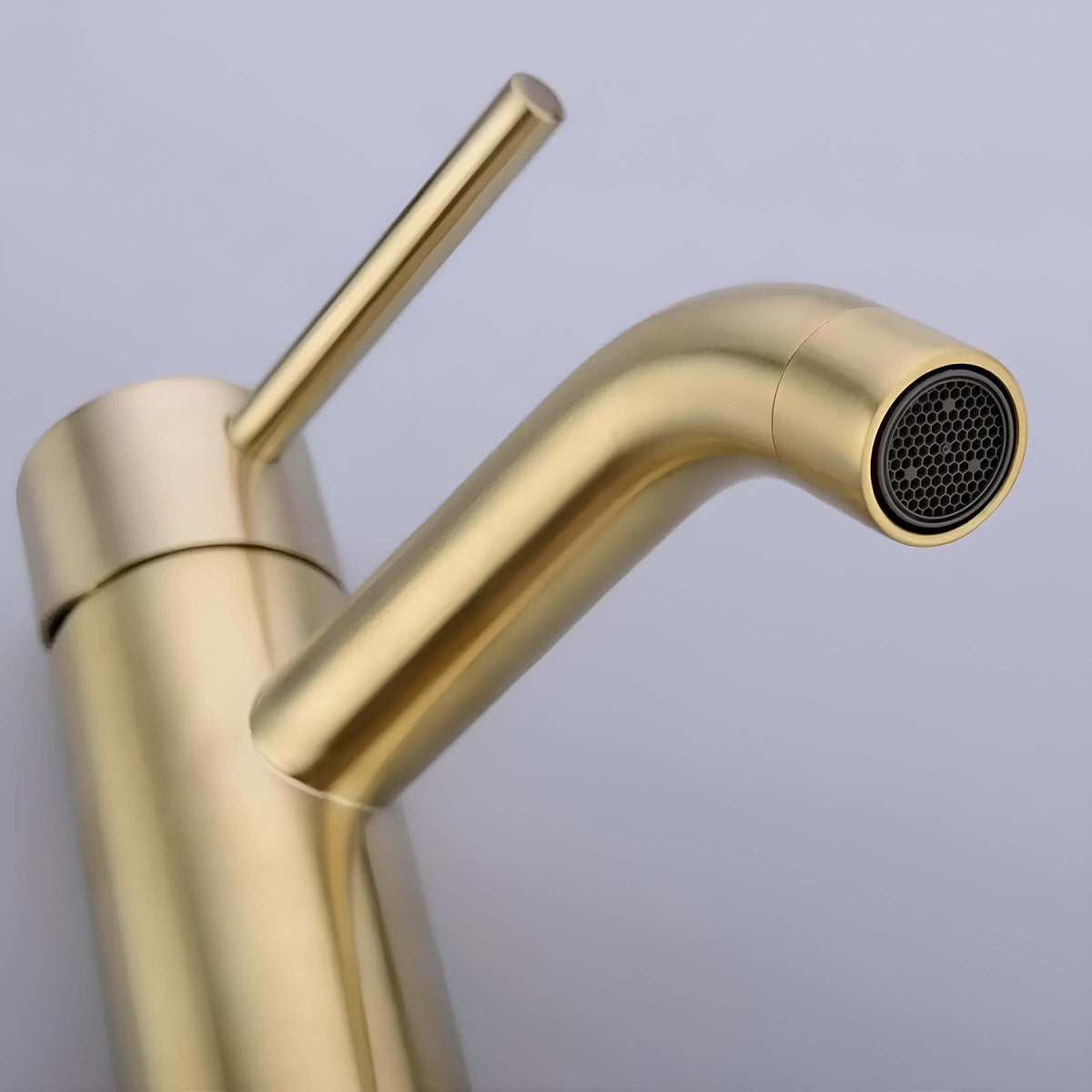 Robinet vasque doré contemporain  Le Mitigeur