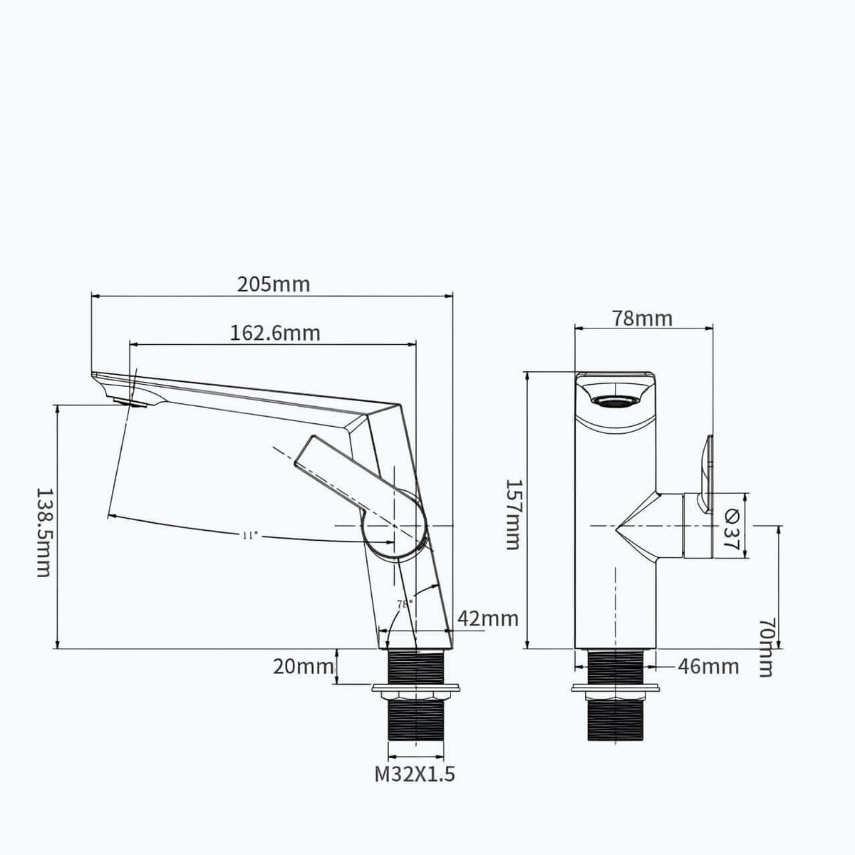 Robinet de lavabo élégant – Design moderne  Le Mitigeur