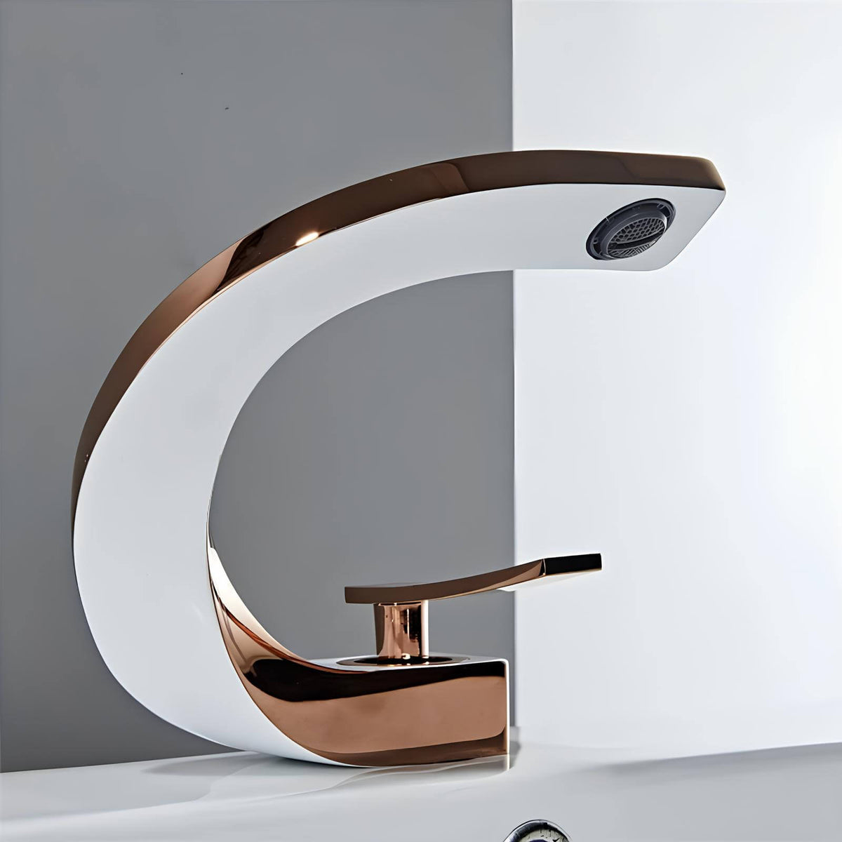 Robinet lavabo finition or rose  Le Mitigeur