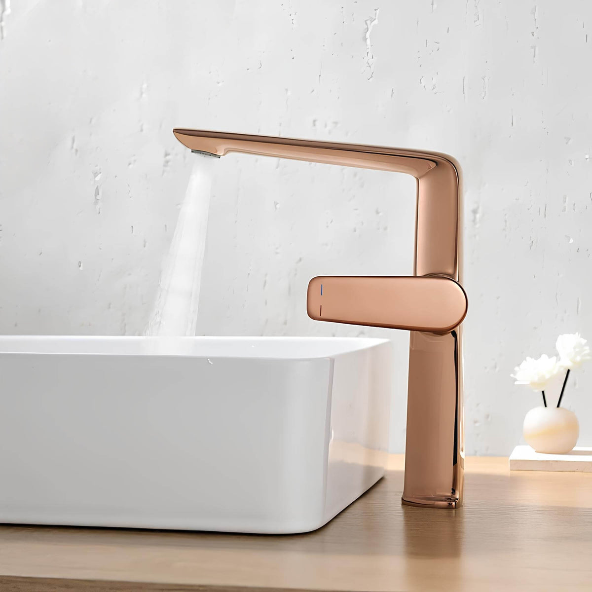 Robinet lavabo haut – mitigeur design à bec allongé  Le Mitigeur