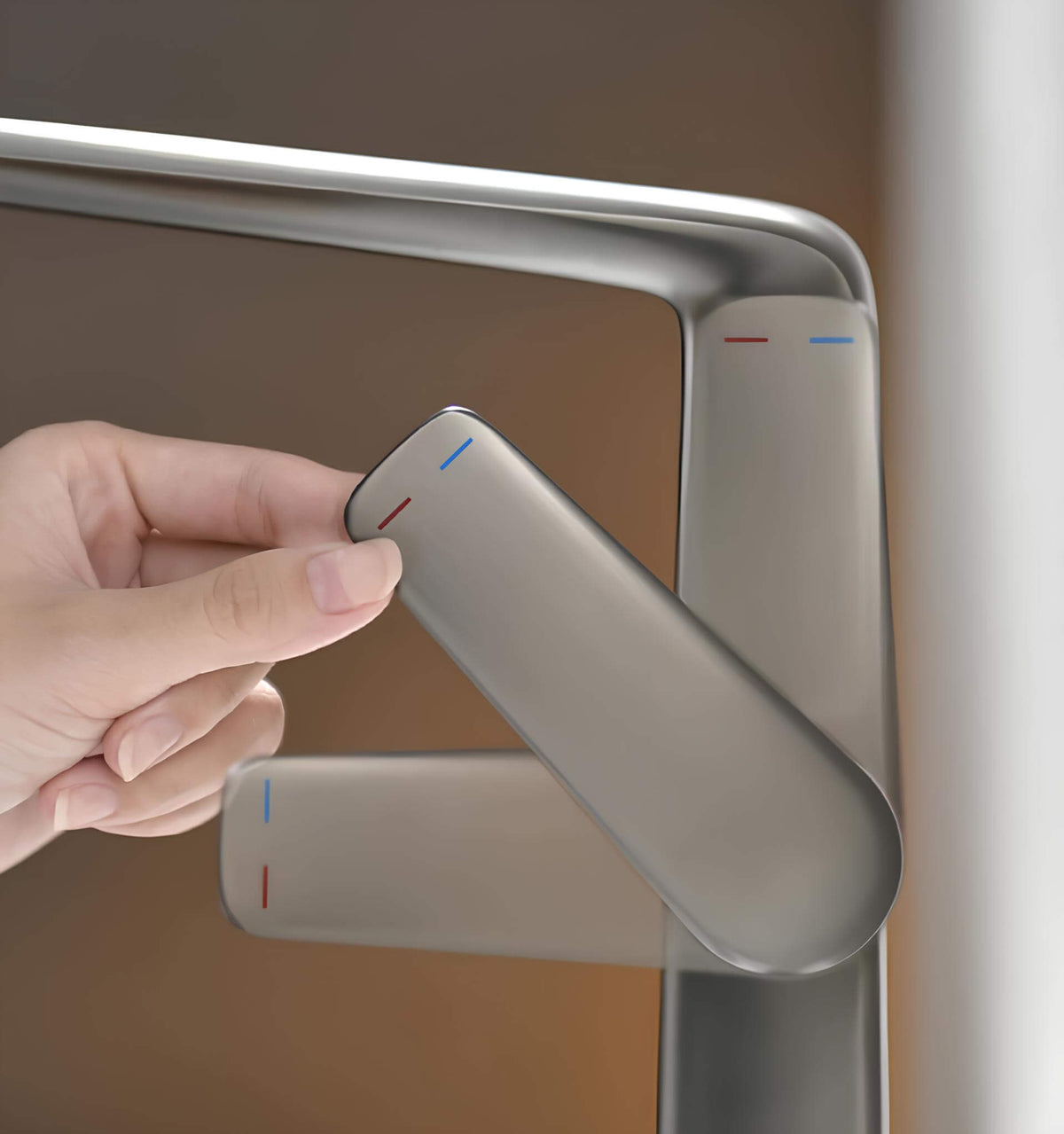 Robinet lavabo haut – mitigeur design à bec allongé  Le Mitigeur