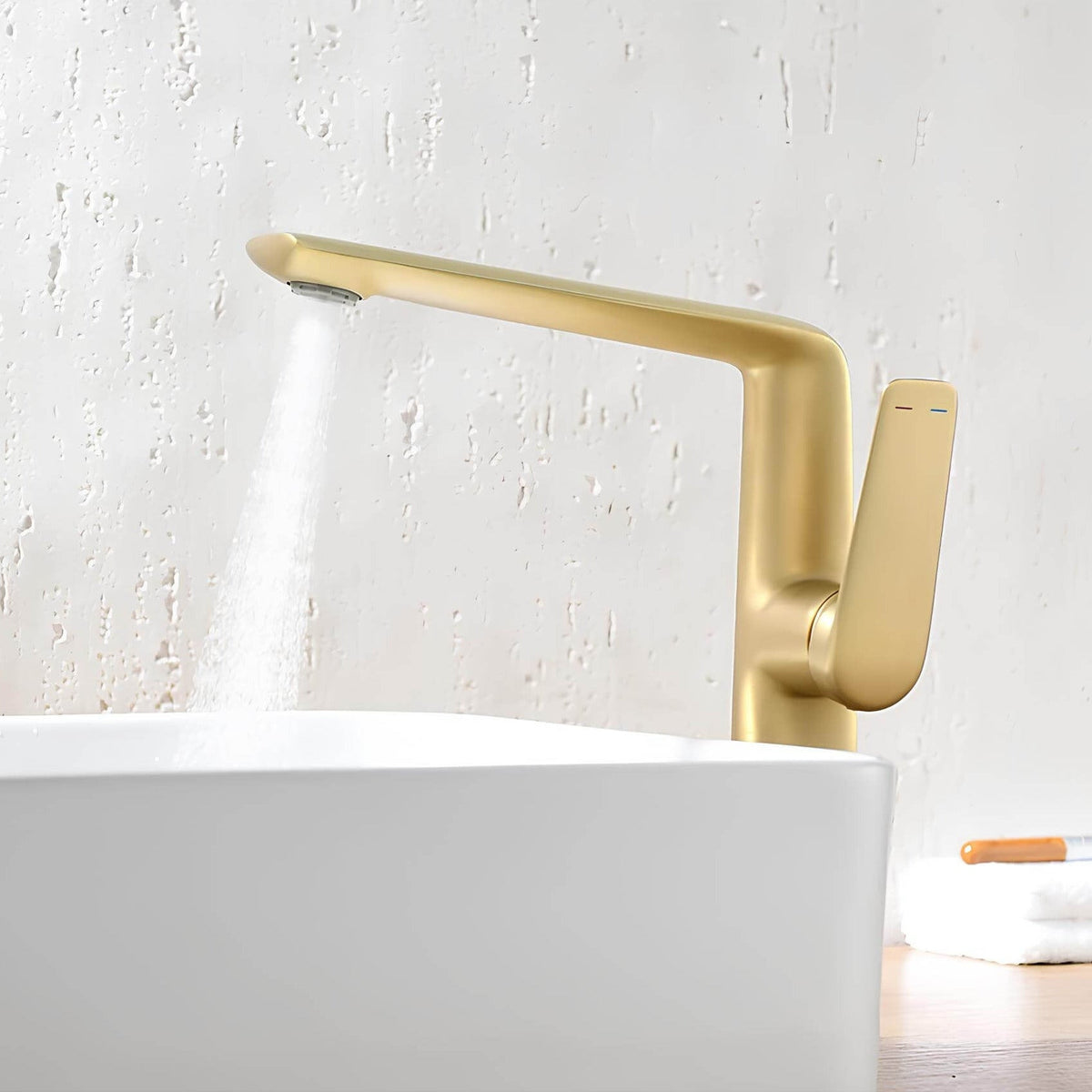 Robinet lavabo haut – mitigeur design à bec allongé  Le Mitigeur