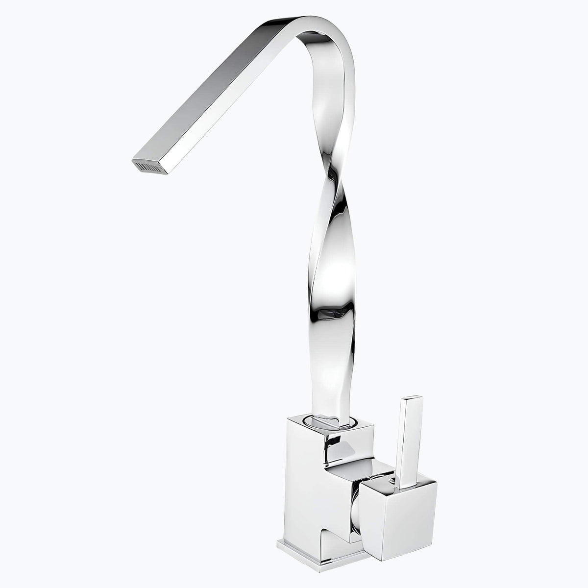 Robinet lavabo mitigeur en laiton – bec rotatif 360°, design contemporain  Le Mitigeur