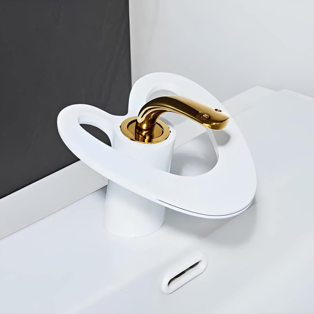 Robinet lavabo mitigeur en laiton – style contemporain silencieux  Le Mitigeur