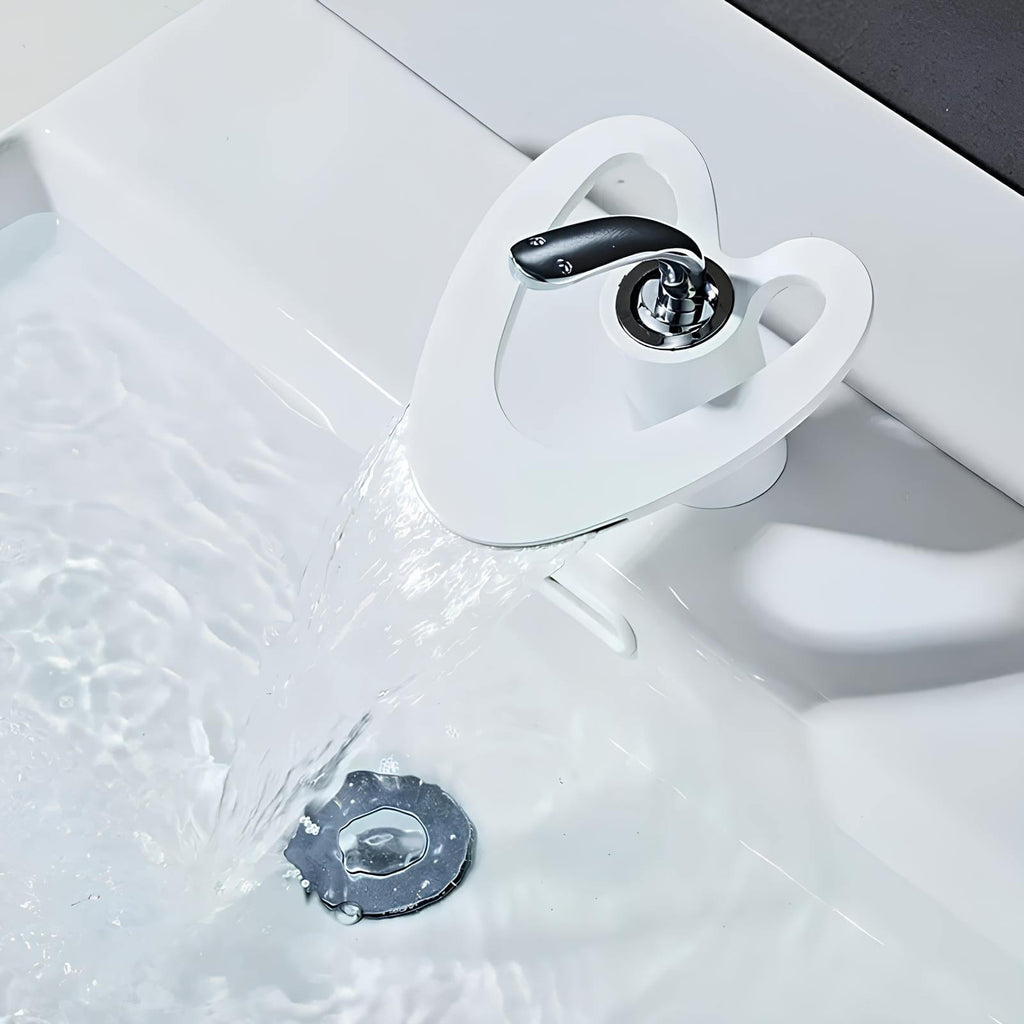 Robinet lavabo mitigeur en laiton – style contemporain silencieux  Le Mitigeur