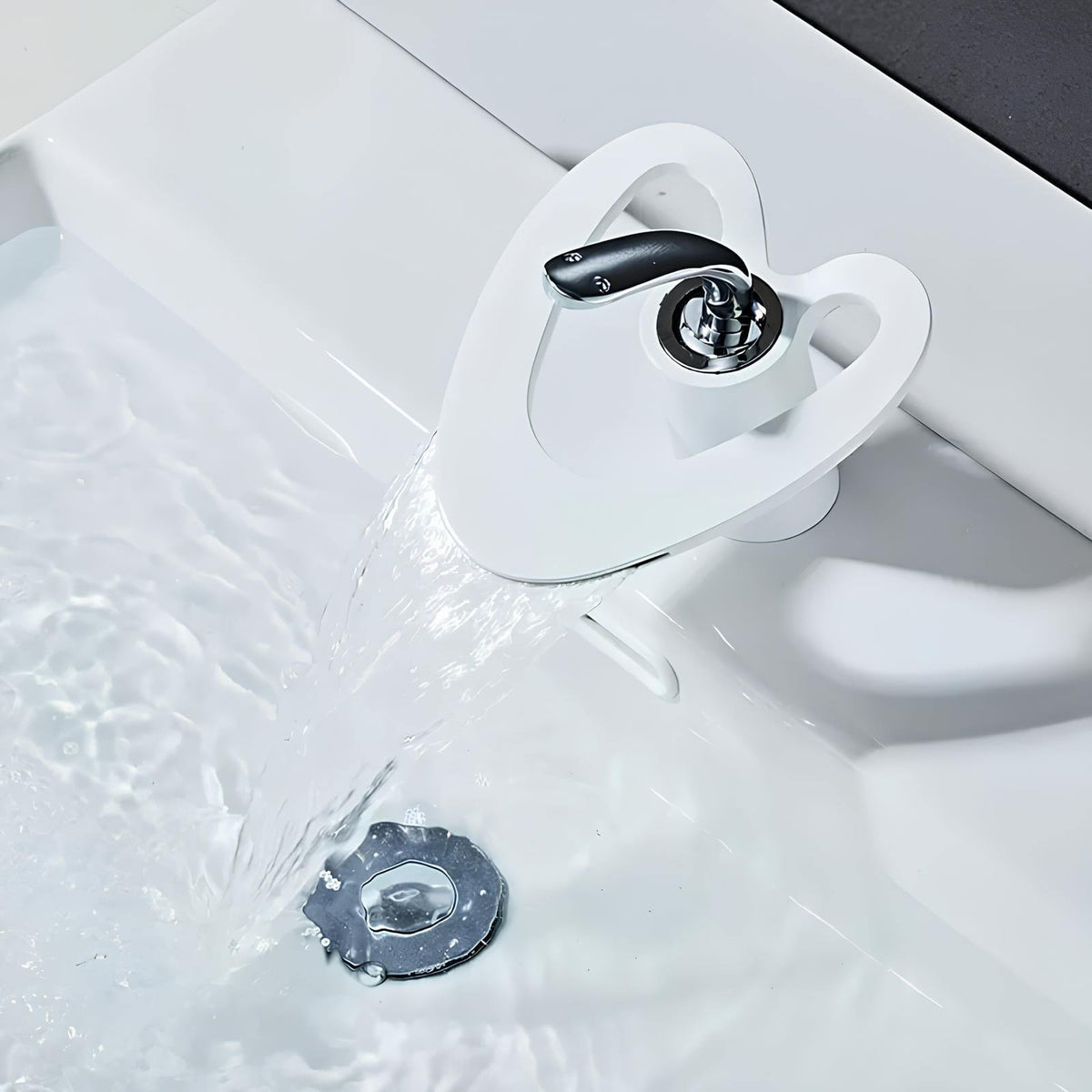 Robinet lavabo mitigeur en laiton – style contemporain silencieux  Le Mitigeur