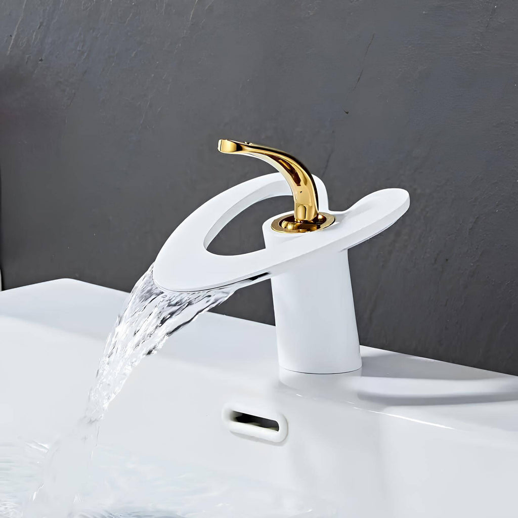 Robinet lavabo mitigeur en laiton – style contemporain silencieux  Le Mitigeur