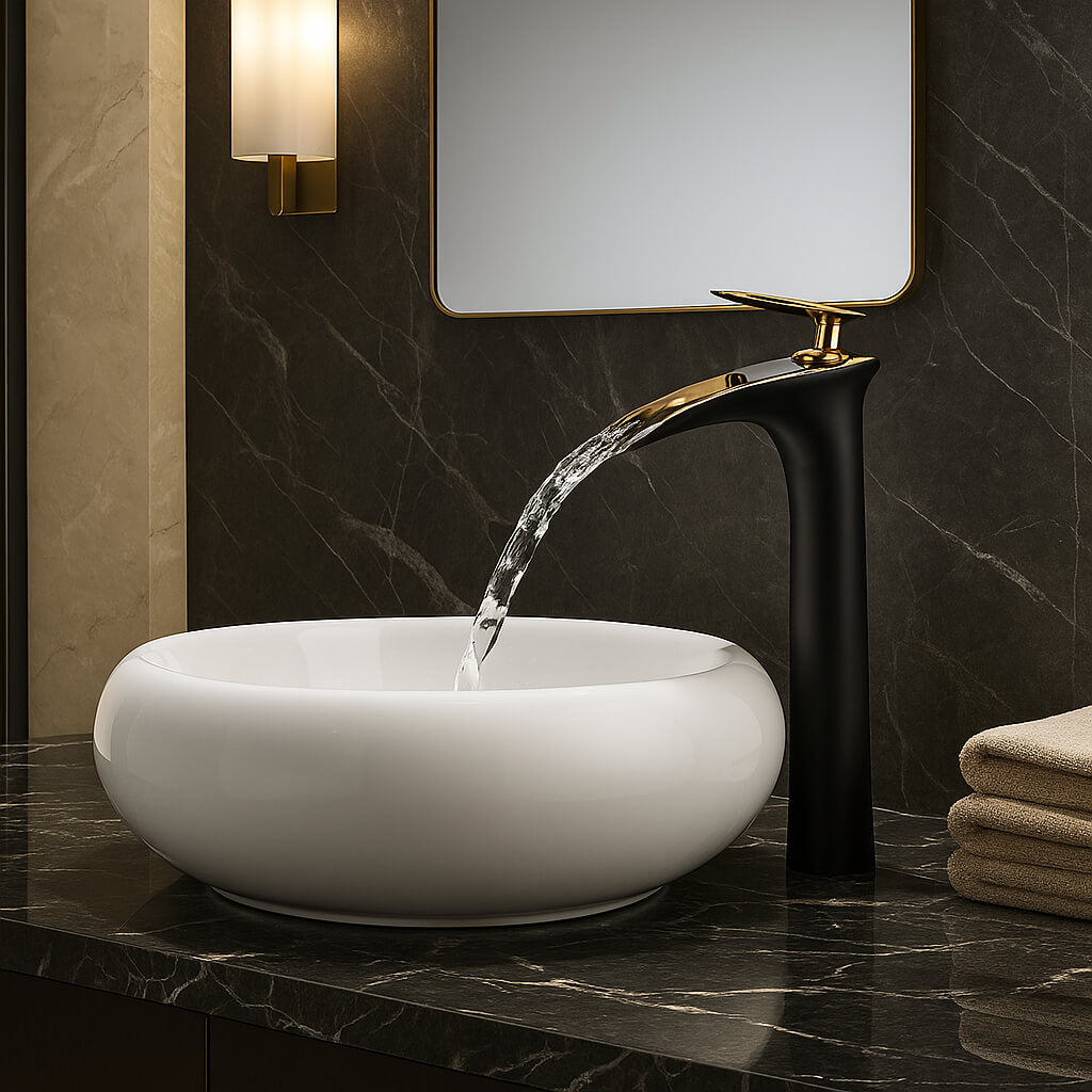 Robinet vasque moderne – cascade  Le Mitigeur