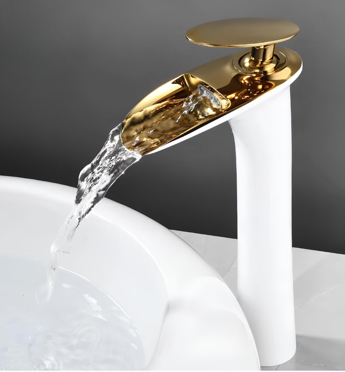 Robinet vasque moderne – cascade  Le Mitigeur