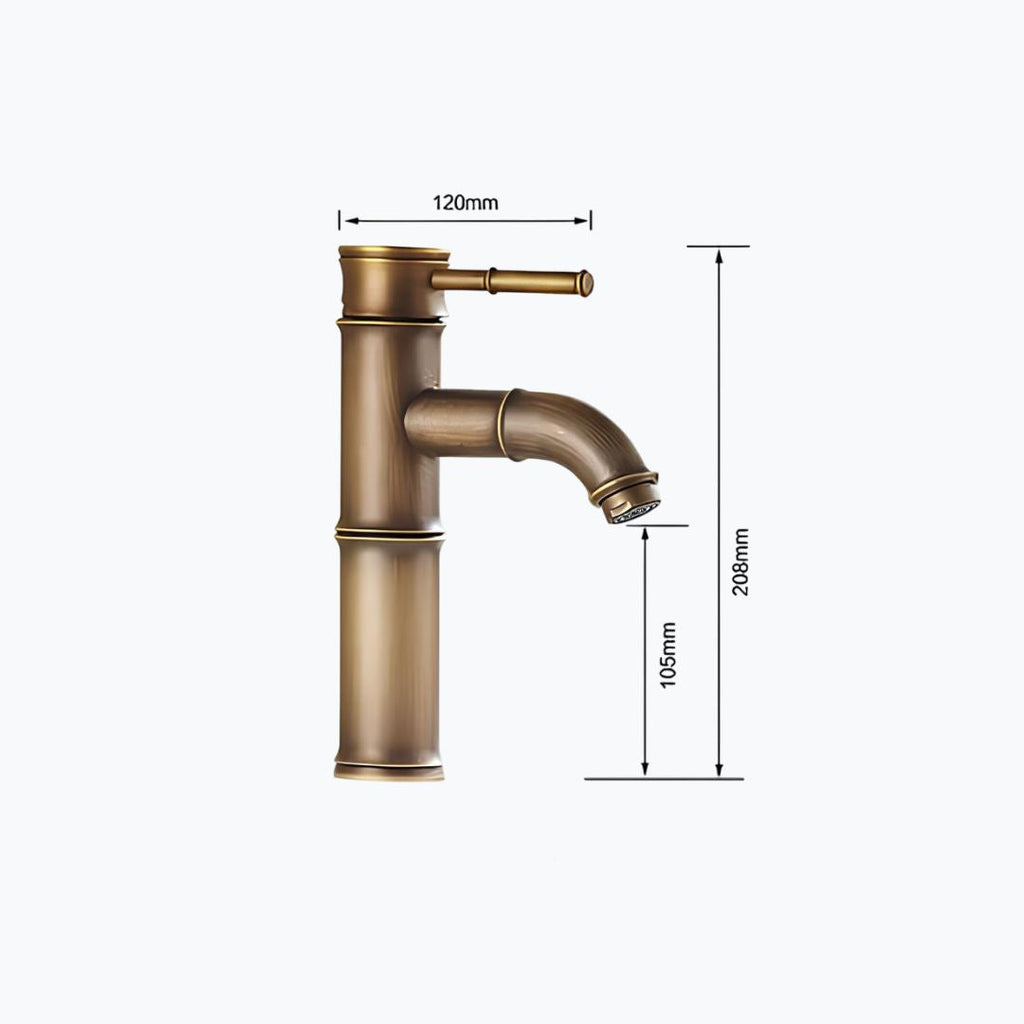 Robinet vasque style bambou  Le Mitigeur