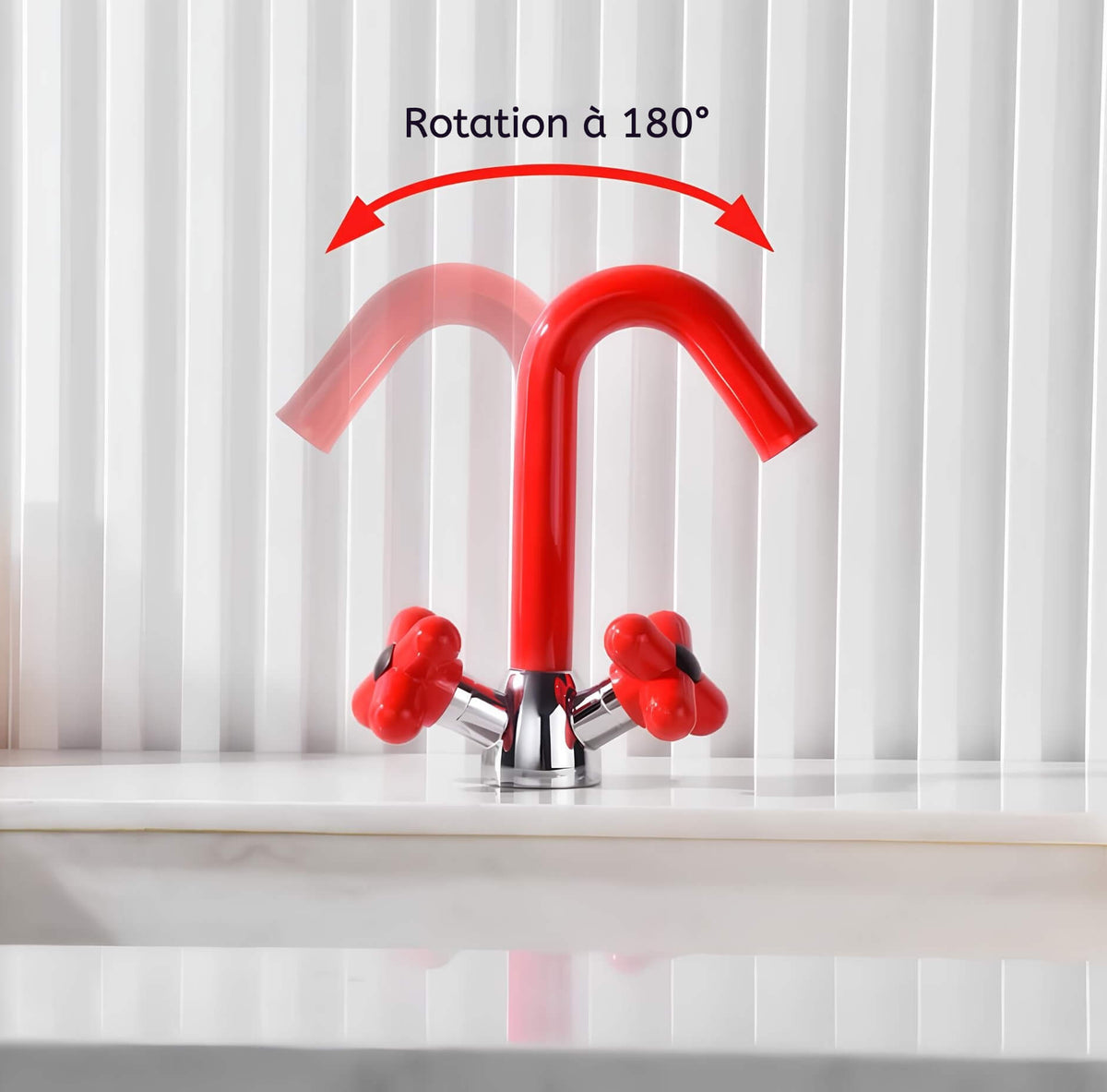 Robinet mélangeur lavabo – design contemporain élégant  Le Mitigeur