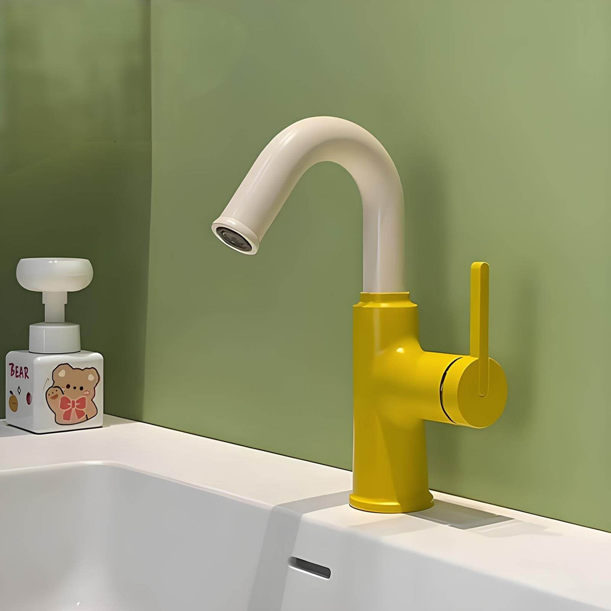 Robinet mitigeur en laiton – bec pivotant 360°, design contemporain  Le Mitigeur