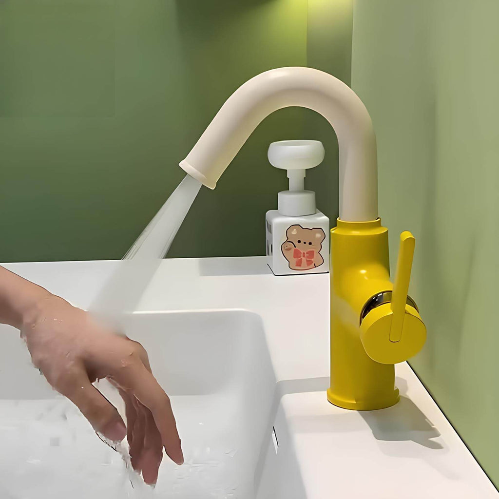 Robinet mitigeur en laiton – bec pivotant 360°, design contemporain  Le Mitigeur