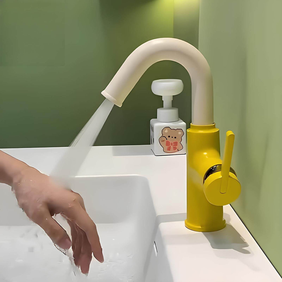 Robinet mitigeur en laiton – bec pivotant 360°, design contemporain  Le Mitigeur