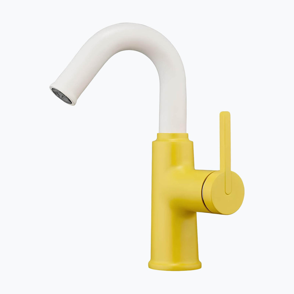 Robinet mitigeur en laiton – bec pivotant 360°, design contemporain  Le Mitigeur