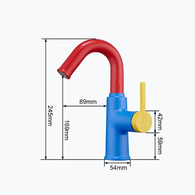 Robinet mitigeur en laiton – bec pivotant 360°, design contemporain  Le Mitigeur