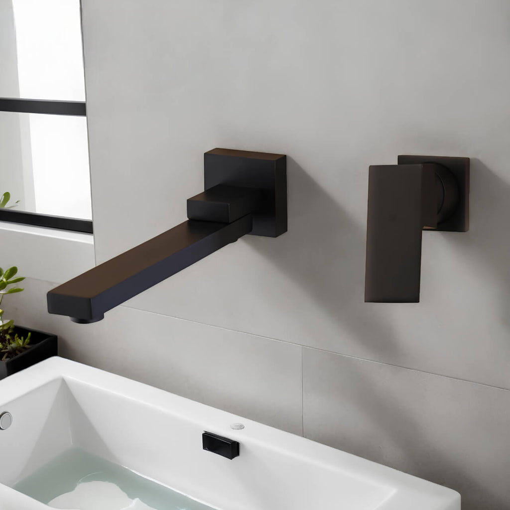 Robinet mural avec bec orientable  Le Mitigeur