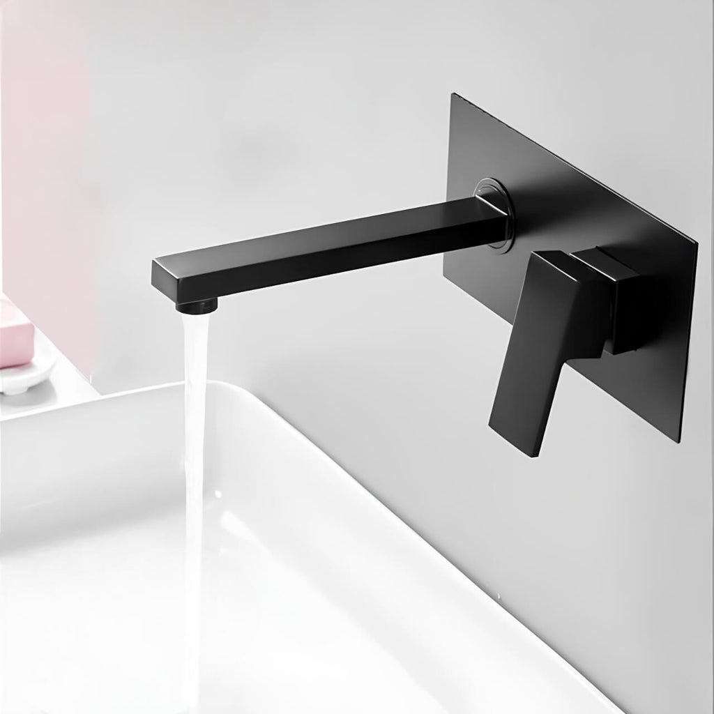 Robinet mural design rectangle  Le Mitigeur