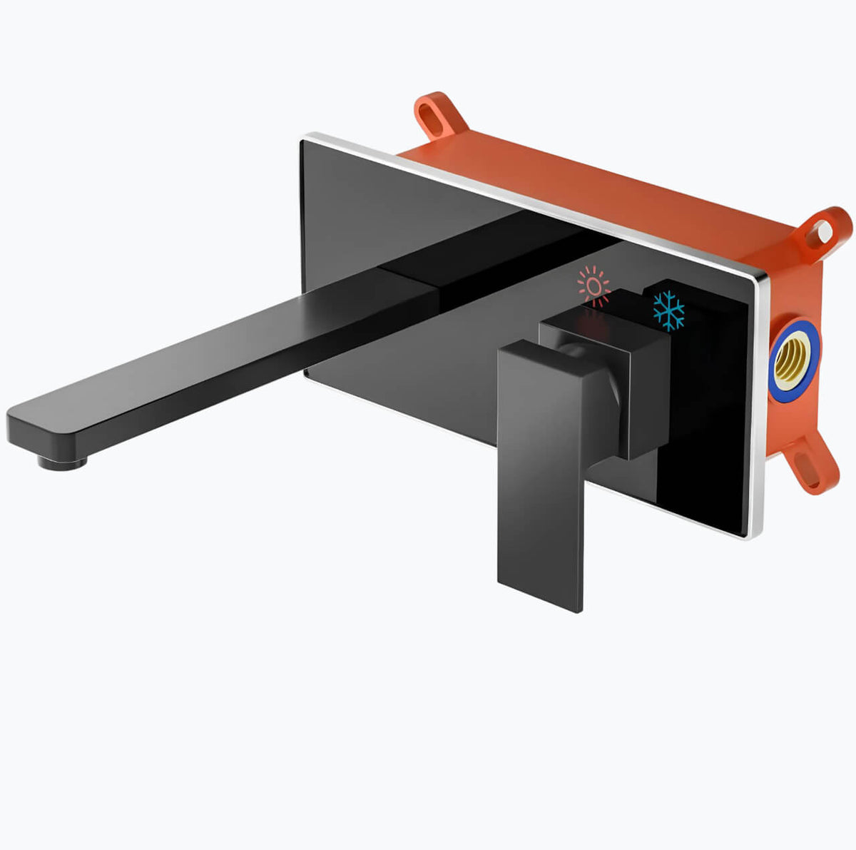 Robinet mural design rectangle  Le Mitigeur
