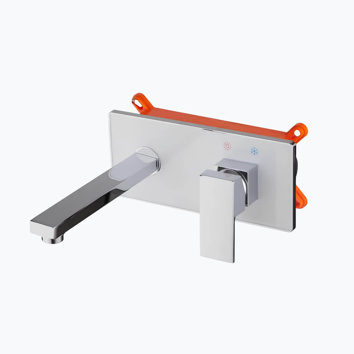 Robinet mural design rectangle  Le Mitigeur