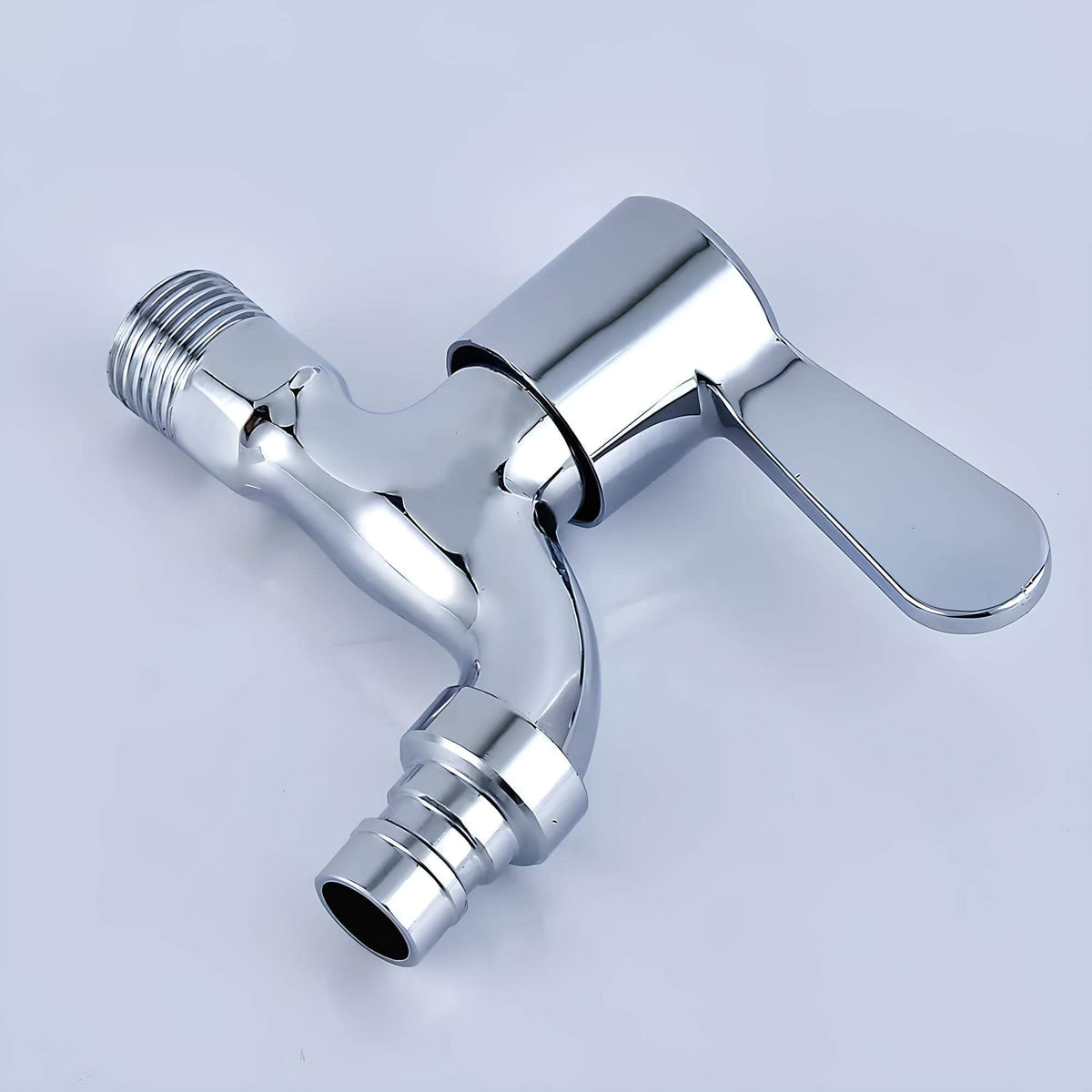 Robinet mural inox pour machine à laver ou extérieur  Le Mitigeur