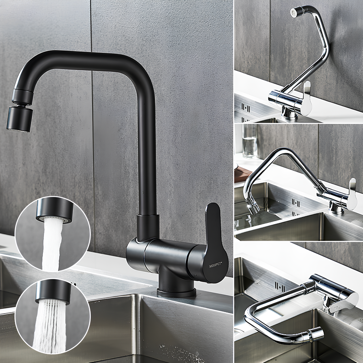 Robinet rabattable – Flexible & compact  Le Mitigeur