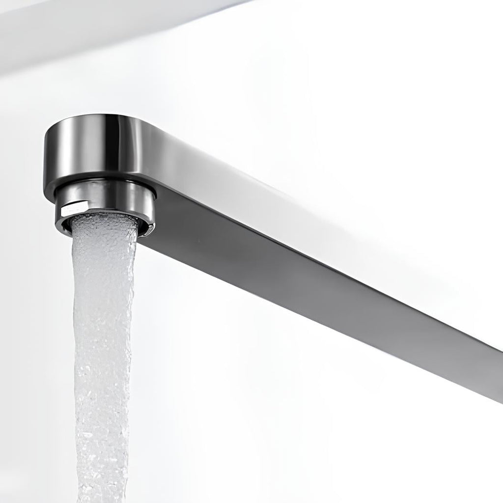 Robinet de cuisine encastré en inox