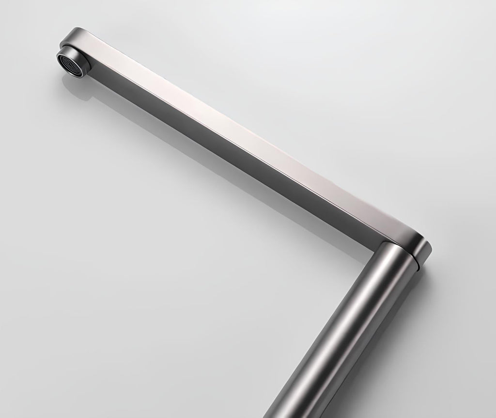 Robinet de cuisine encastré en inox