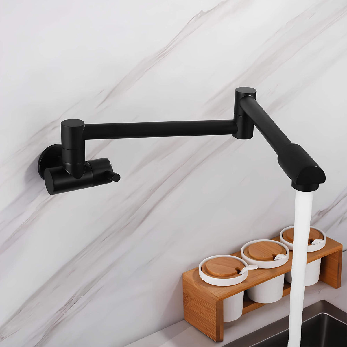 Robinet mural rabattable – eau froide seule  Le Mitigeur