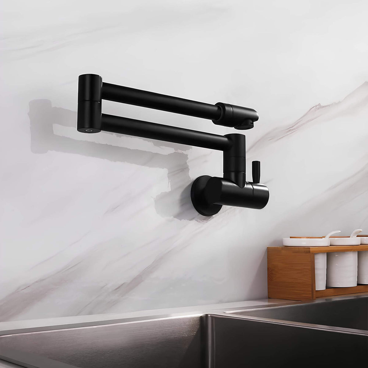 Robinet mural rabattable – eau froide seule  Le Mitigeur