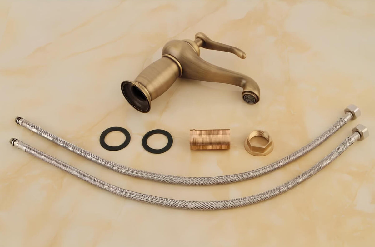 Robinet lavabo à l’ancienne – Élégance vintage  Le Mitigeur