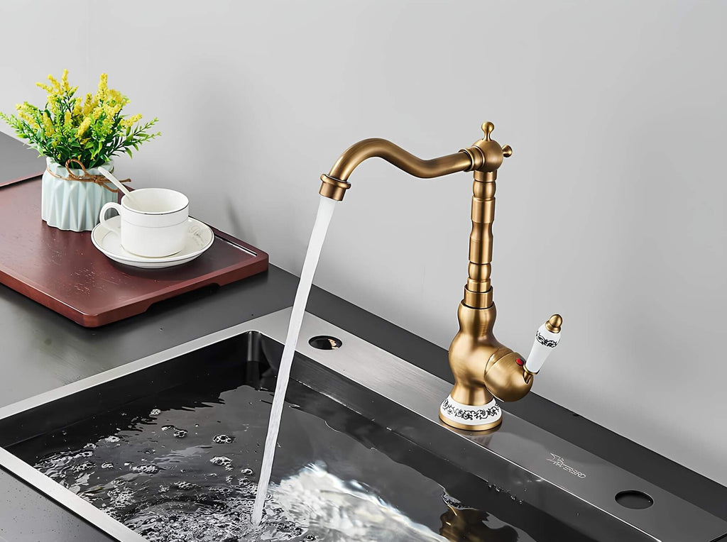 Robinet lavabo Style Rétro  Le Mitigeur