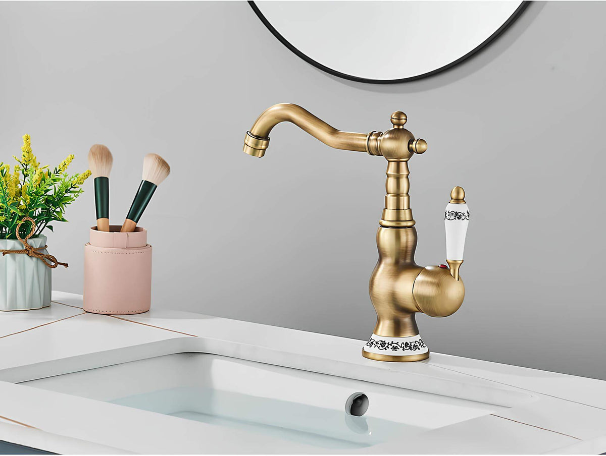 Robinet lavabo Style Rétro  Le Mitigeur