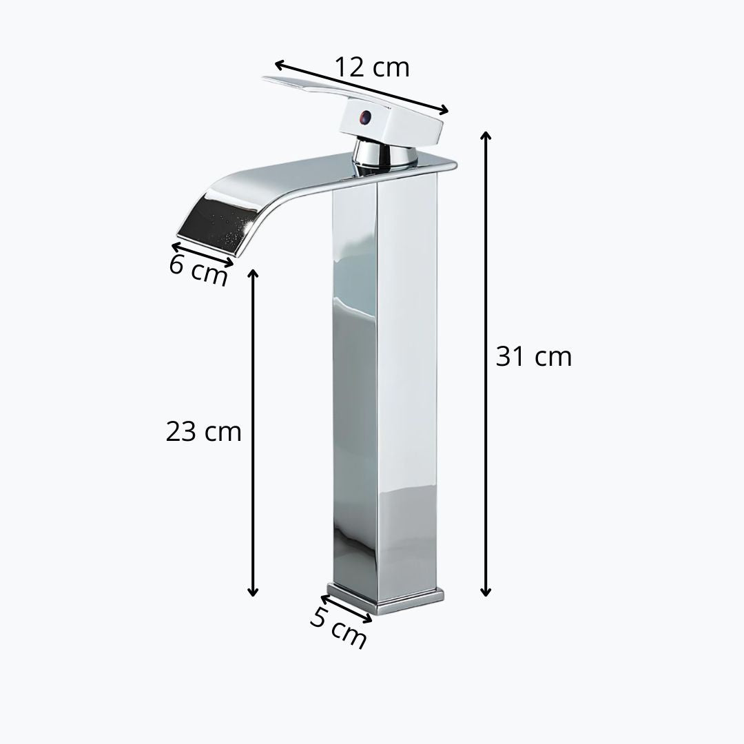 Robinet vasque - Bec cascade  Le Mitigeur