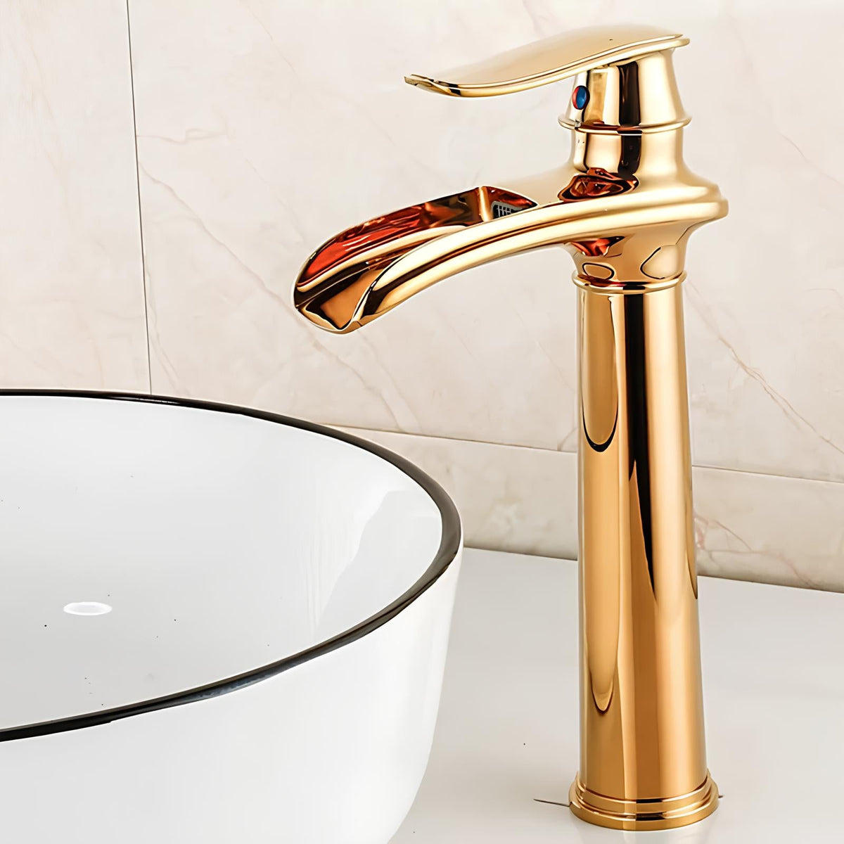 Robinet vasque cascade - Style antique  Le Mitigeur