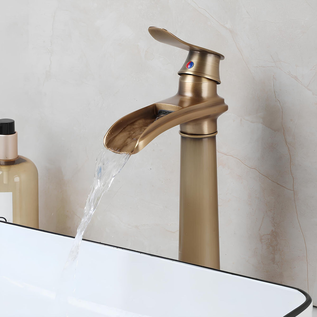 Robinet vasque cascade - Style antique  Le Mitigeur
