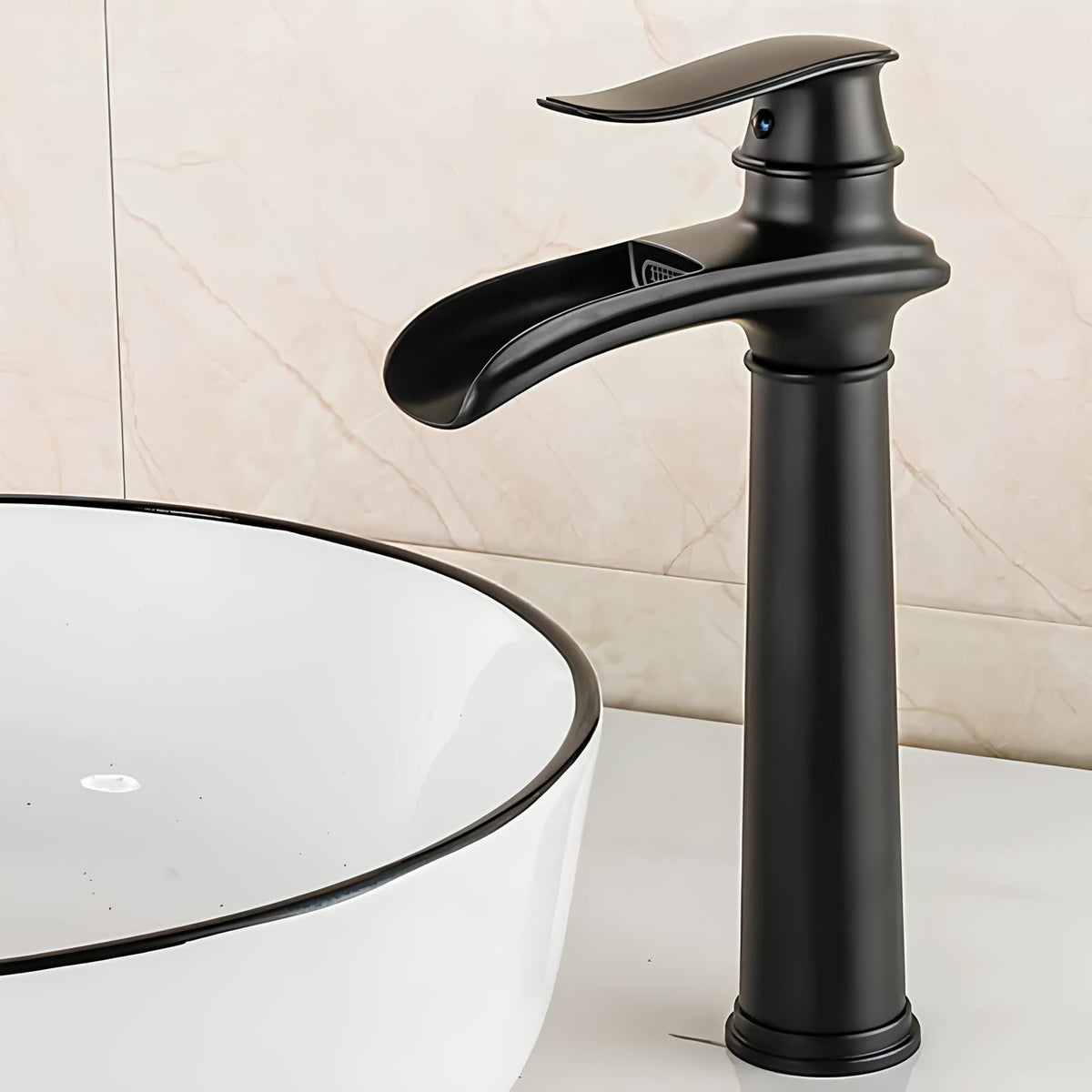 Robinet vasque cascade - Style antique  Le Mitigeur