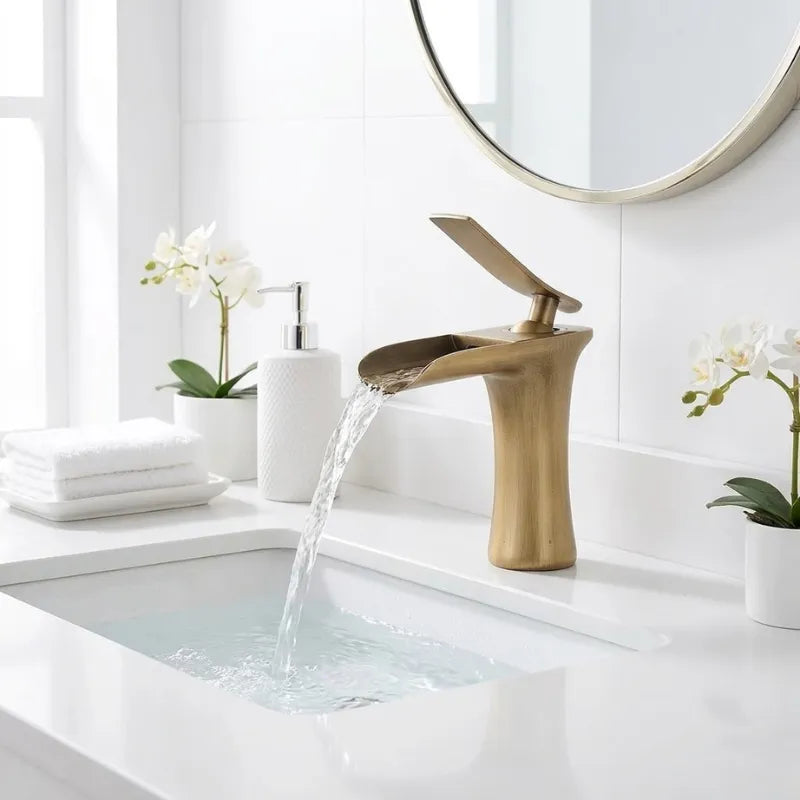 Robinet Lavabo Cascade en Laiton  Le Mitigeur